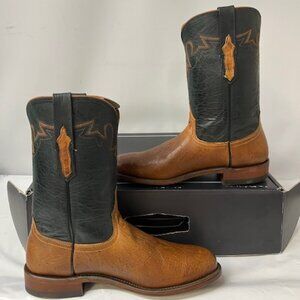 Lucchese Sunset Exotic Boots in Cognac CL6001.C2-2510-D-10, Men's Size 10 D- NEW